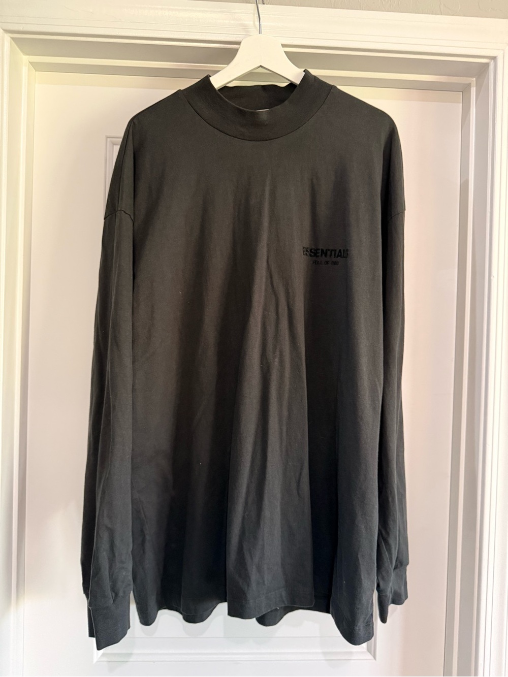 Fear of God Essentials Jersey Long Sleeve Grey Shirt
